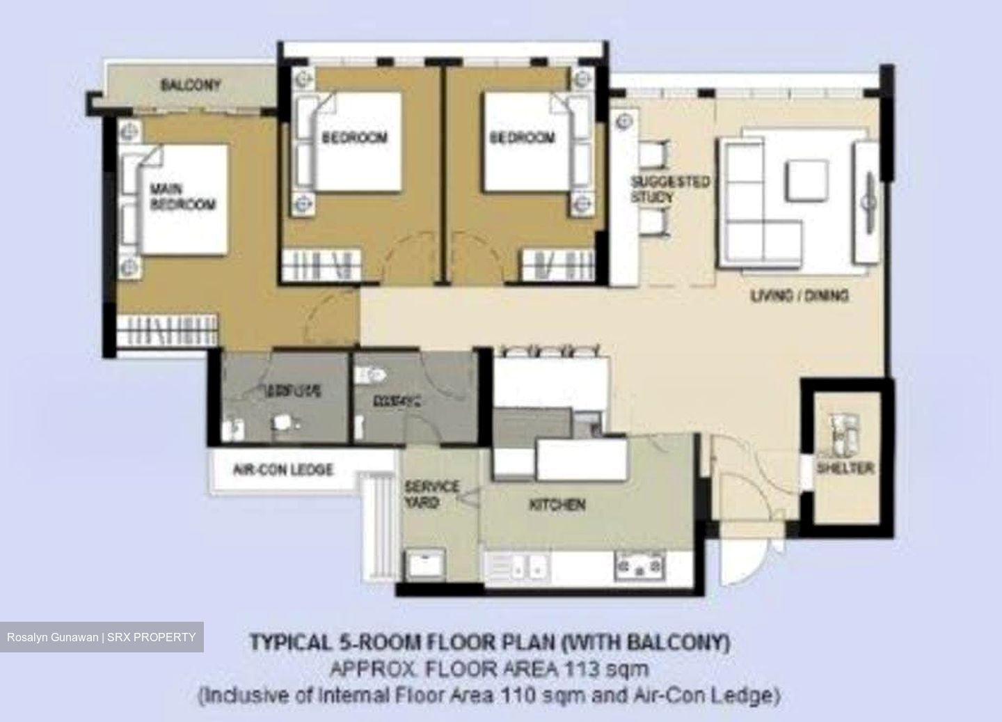 Blk 315A Waterway Cascadia (Punggol), HDB 5 Rooms #636398631
